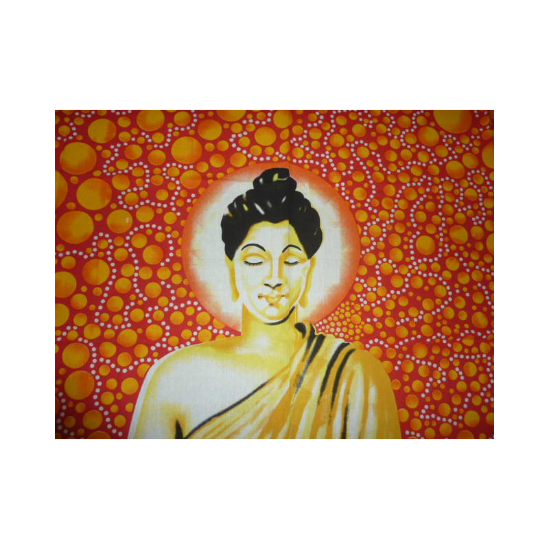 Buddha bulles oranges et rots