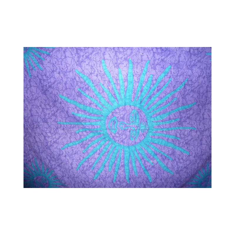 hängen lila und blau marmoriert Sun