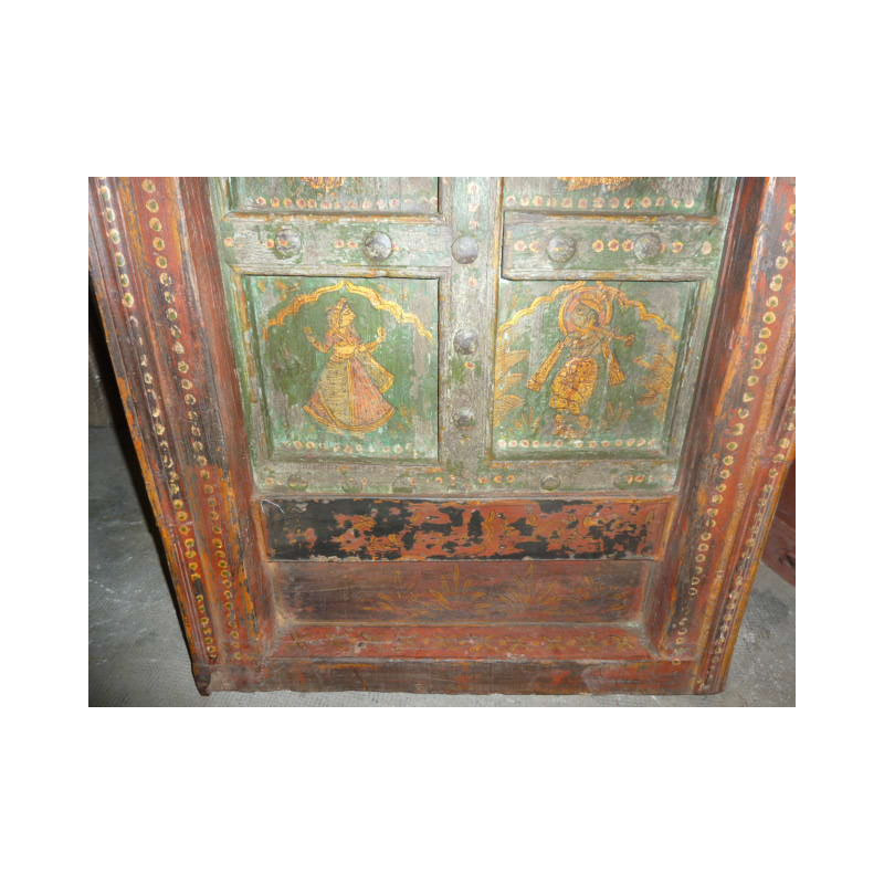 puerta fenêtre peinte main