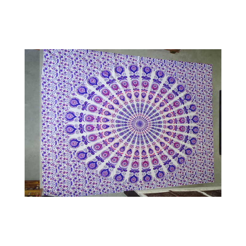 Colgante de pared de algodón con vidrieras y...