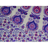 Colgante de pared de algodón con vidrieras y color morado cashmeer