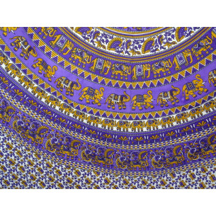 Tenda elefante  mosaico viola e arancio 2
