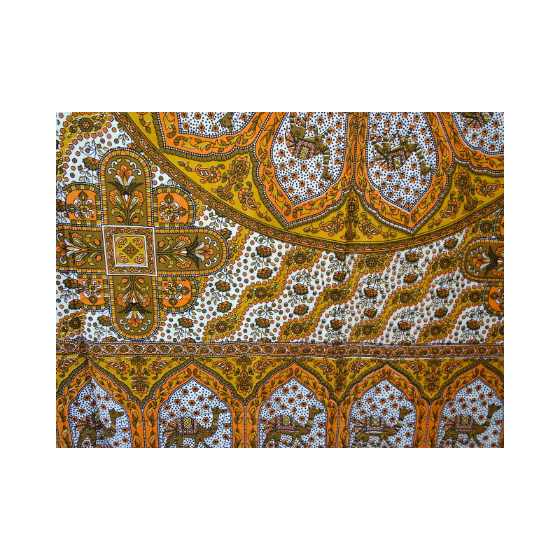 Wall hanging Mosaic camel orange and brown