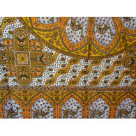 Tenture Mosaïque chameau orange et marron
