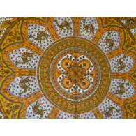 Tenda mosaico cammello arancione e marrone