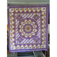 wall hanging Mosaic camel purple and orange