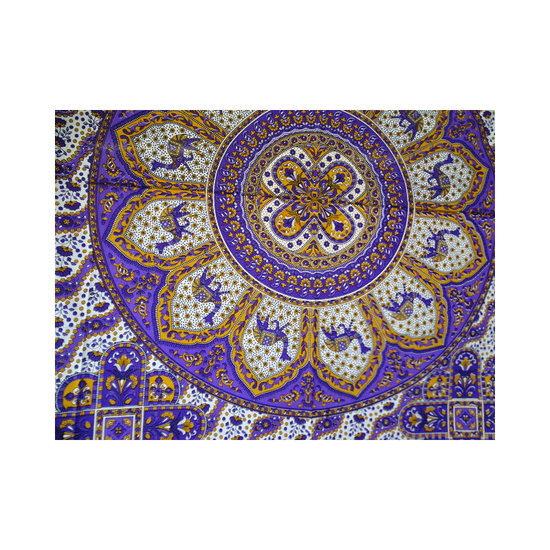 Hanging Mosaico cammello viola e arancio