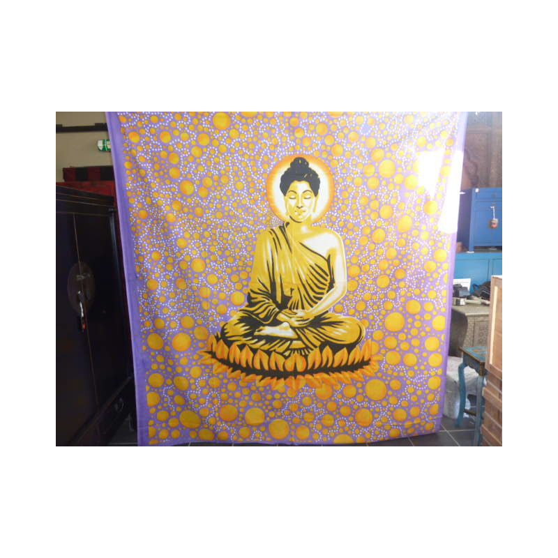 BUDDHA hängen lila gelb Blasen