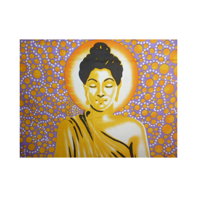 BUDDHA hängen lila gelb Blasen
