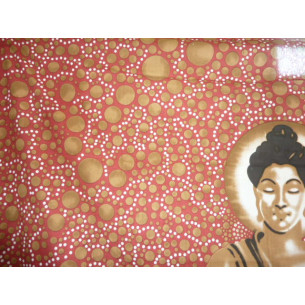 tenture BUDDHA bules marrons 2