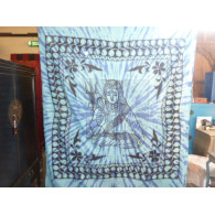 tenture SHIVA bleu ciel