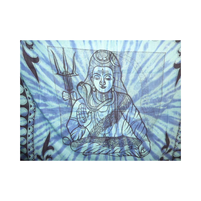 tenture SHIVA bleu ciel