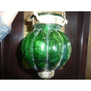 Oscuro lámpara verde 13x13 cm KHARBUJA 2