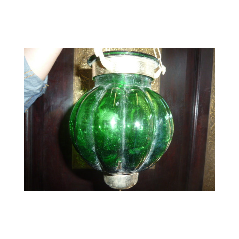 Scuro lampada verde 13x13 cm KHARBUJA