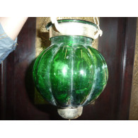 Dunkelgrün Lampen 13x13 cm KHARBUJA