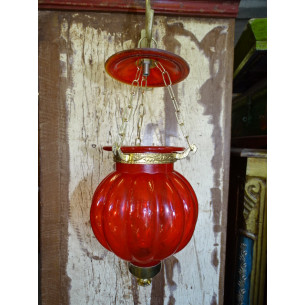 small lamp KHARBUJA red 13x13 cm