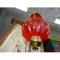 Lampada KHARBUJA rosso 18x18 cm