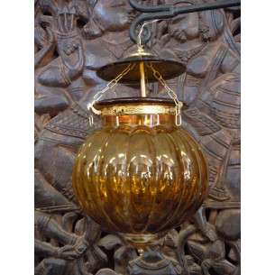 Lamp KHARBUJA verre souflé yellow