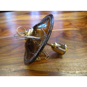 KHARBUJA Lampenglas gelb 22x22 cm Soufle 2