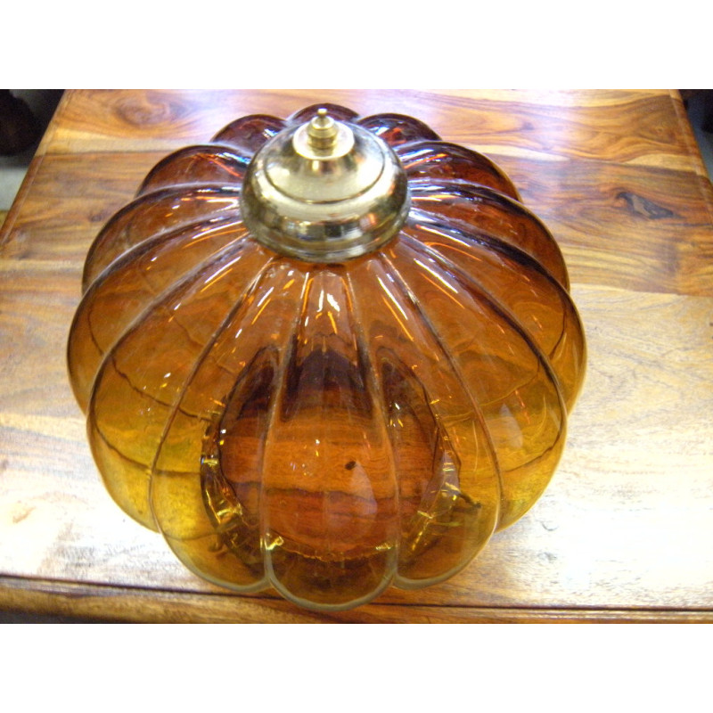 Lamp KHARBUJA verre souflé yellow