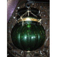 Lamp KHARBUJA verre souflé dark  green