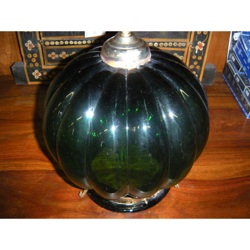 KHARBUJA lampada in vetro 22x22 cm Soufle verde...