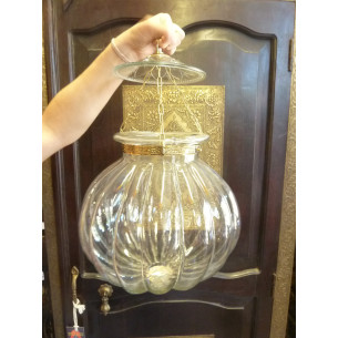 Große KHARBUJA Lampe transparent 30x30 cm