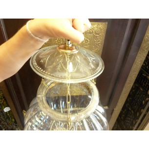 Grande lampe KHARBUJA transparente 30x30 cm 2