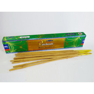 Incienso de pachulí en caja de 15 gramos