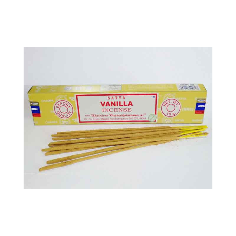 Varilla de incienso con aroma a vainilla en...