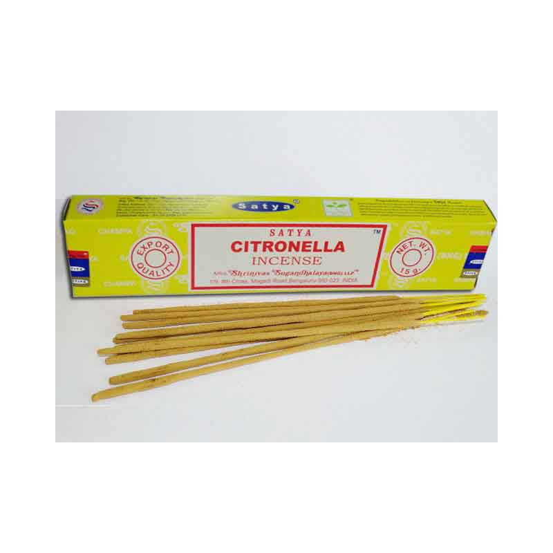 Encens parfum citronnela en bâtonnet en étuis...