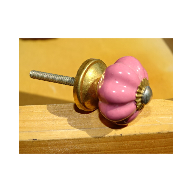 pink handles small pumpkin