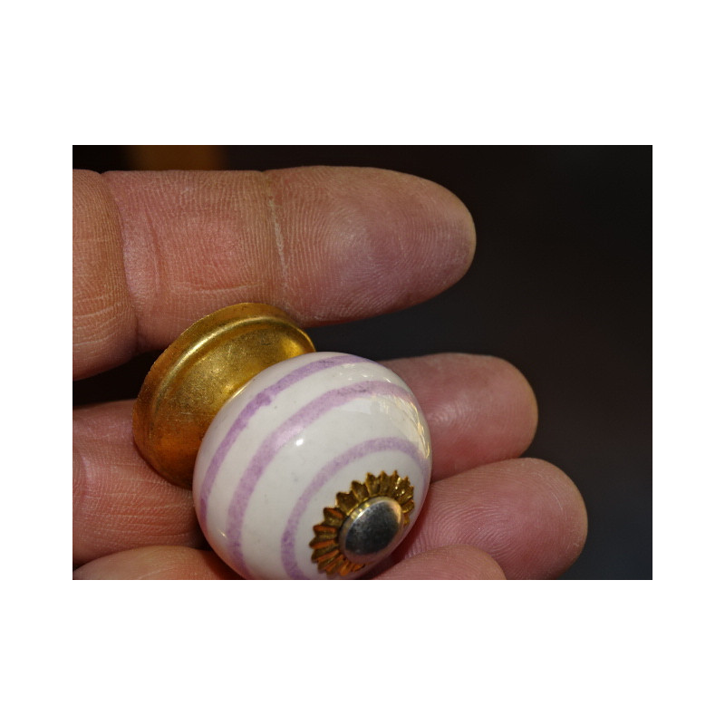 Little handle White line light pink