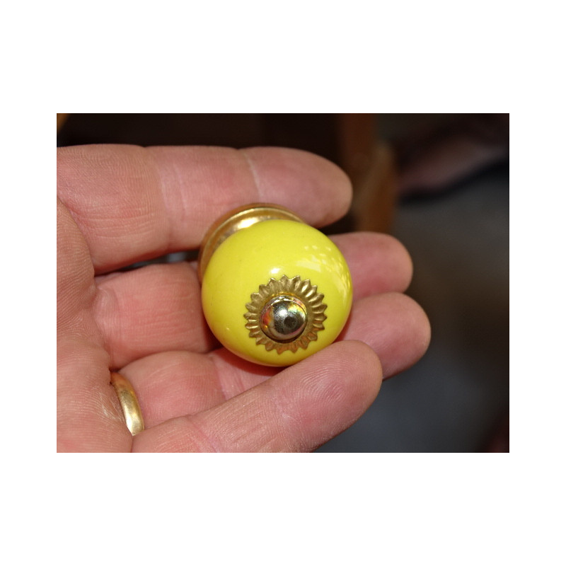 Manejar pequeño  amarillo