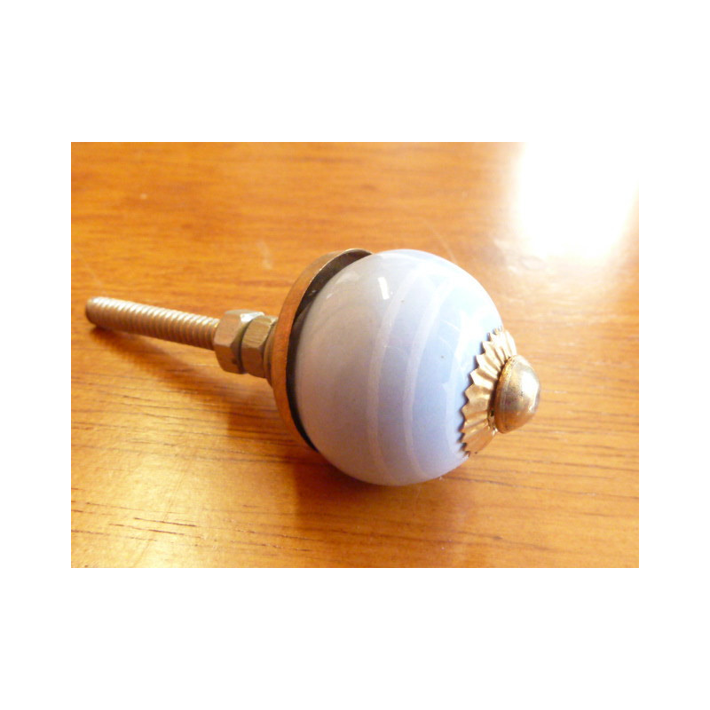 Mini knobs violine line white