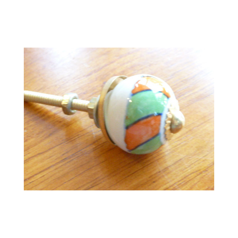 Mini knobs green and orange