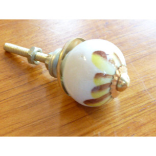 Mini boutons blanche/jaune/beige