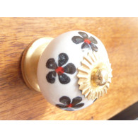 handle cinq flowers blacks and reds