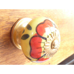 Papavero Giallo maniglia rossa