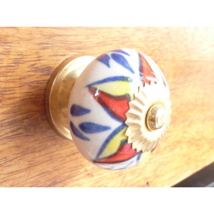 handle flowers reds and yellows