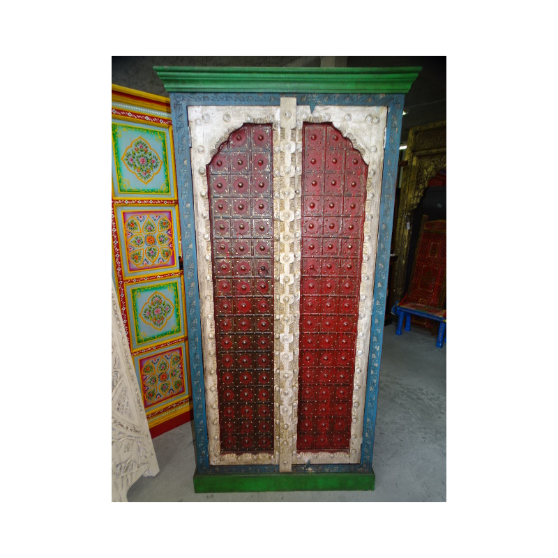 guardaroba arco et métal muticolore - rosso