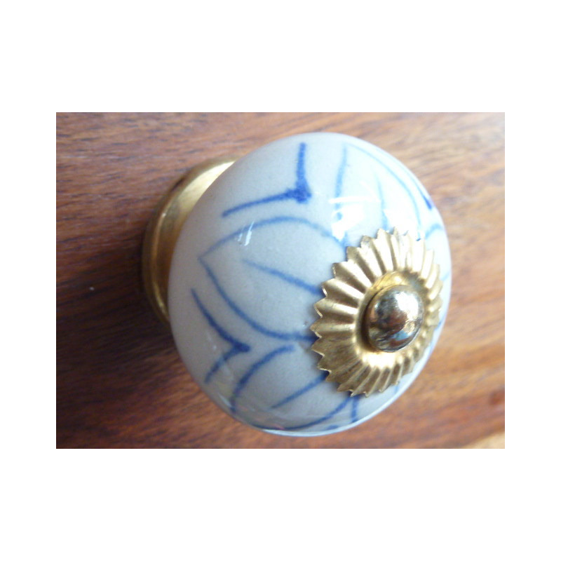 Boutons fleur bleu bérangère