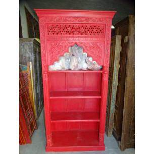 Red Bogen Rosenholz Bibliothek