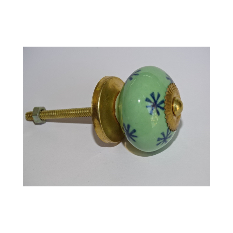 Spring green and ultramarine star drawer or...