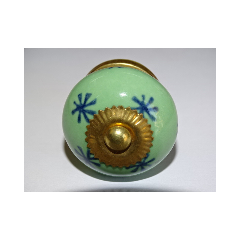 Spring green and ultramarine star drawer or...