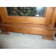 Vitrine Spalte éclairée en teck
