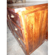 Buffet / basin rosewood door 5 drawers.