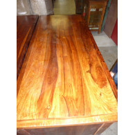 Buffet / porte vasque palissandre 5 tiroirs