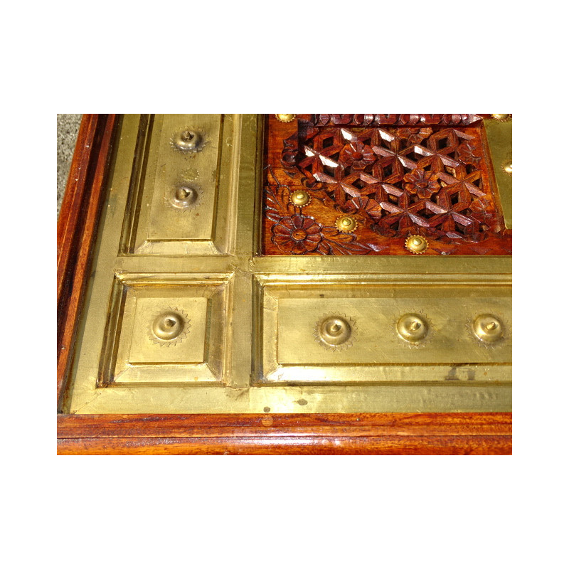 Moucharabieh large coffee table in rosewood.