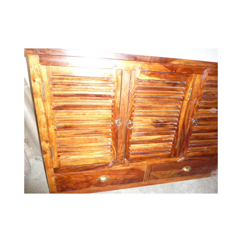 Buffet / 2 cassetti bacino porta palissandro